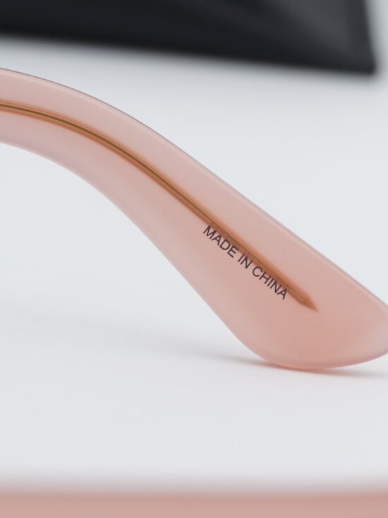 Calvin Klein CK24511S 835 Women Rectangle Sunglasses - Peach / Brown main image 6